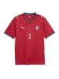 Moški Nogometna dresi replika Portugalska Ruben Dias #3 Domači SP 2026 Kratek rokav